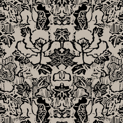 Indian Floral (Med) Taupe Indian Floral Philomela